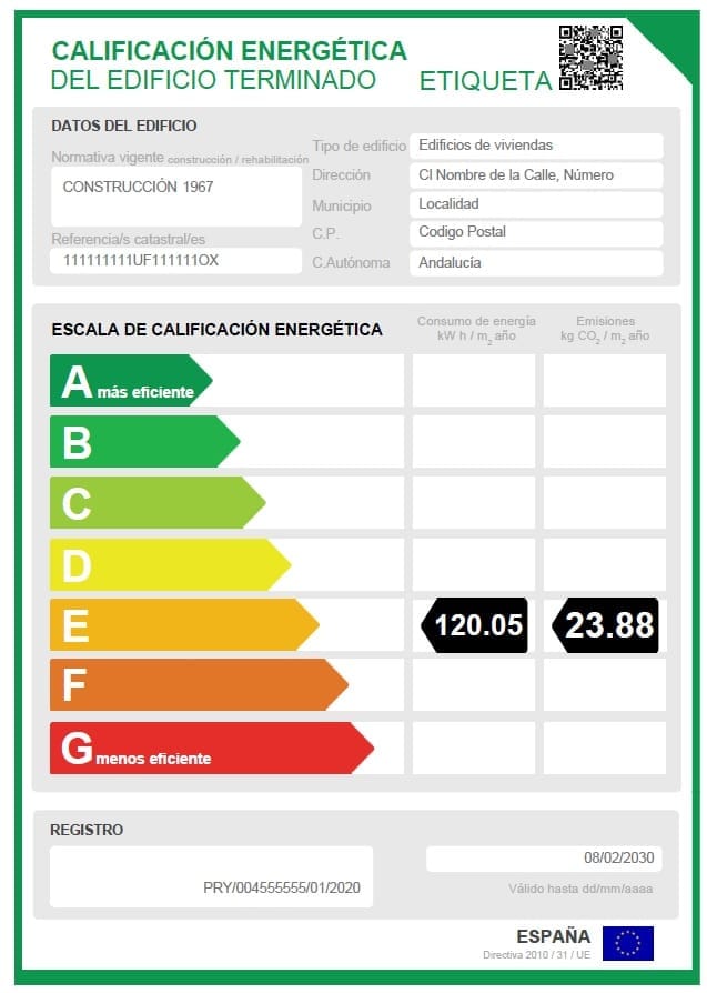 certificado energético