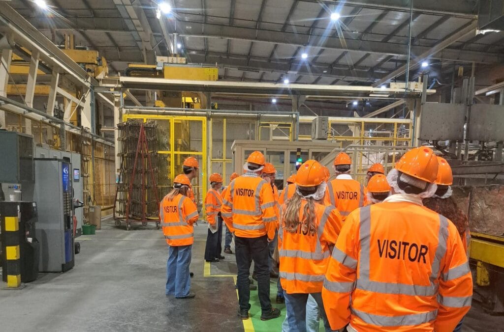 Procesos de producción de vidrio en la planta de Guardian Glass