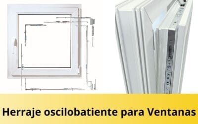 Herraje oscilobatiente para Ventanas