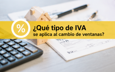 ¿Qué tipo de IVA se aplica al cambio de ventanas?